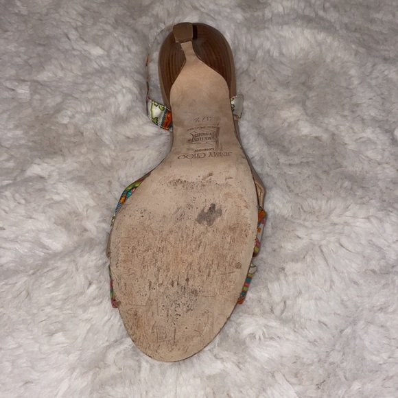 Jimmy Choo shoes, multi color, size 37 1/2 - Picture 3 of 4